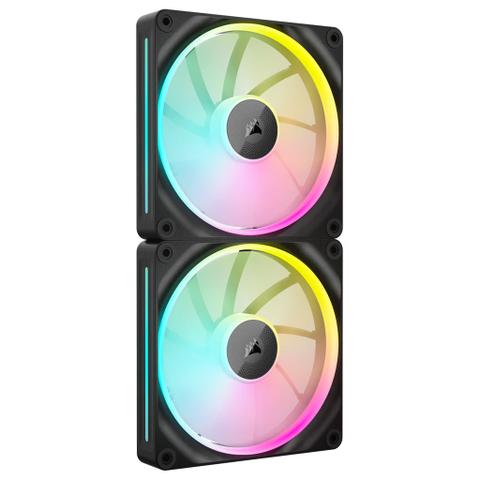Corsair LX140 iCUE Link 140mm RGB PWM Case Fans Black - 2 Pack
