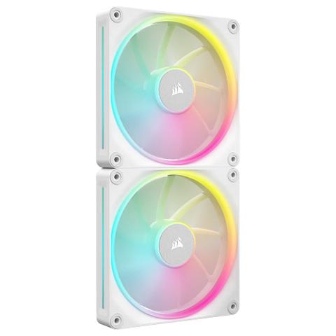 Corsair LX140 iCUE Link 140mm RGB PWM Case Fans White - 2 Pack