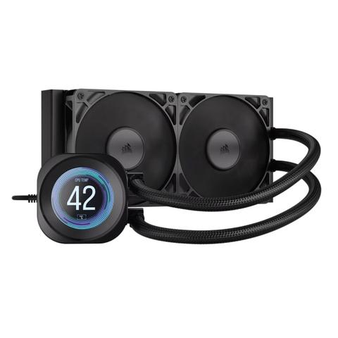 Corsair NAUTILUS 240 RS LCD AIO Liquid CPU Cooler - Black