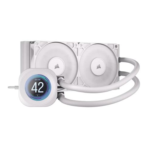 Corsair NAUTILUS 240 RS LCD AIO Liquid CPU Cooler - White