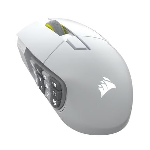 Corsair Scimitar ELITE Wireless SE MMO Gaming Mouse - White