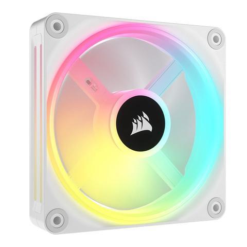 Corsair QX120 iCUE Link 120mm RGB PWM Case Fan White - Expansion Kit