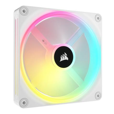 Corsair QX140 iCUE Link 140mm RGB PWM Case Fan White - Expansion Kit