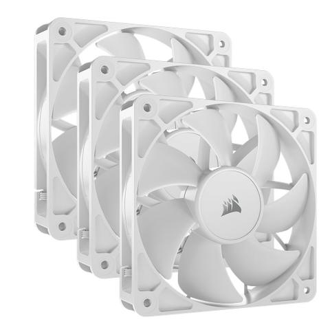 Corsair RS120 120mm PWM Fans - 3 Pack - White