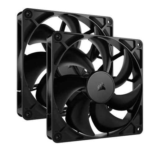 Corsair RS140 140mm PWM Fans - 2 Pack - Black