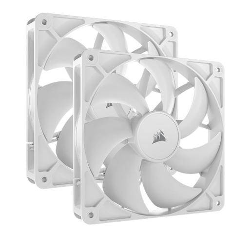 Corsair RS140 140mm PWM Fans 2 Pack - White