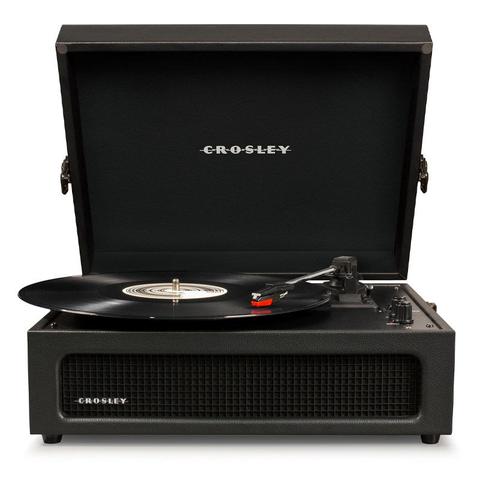 Crosley Voyager Bluetooth Portable Turntable with Stereo Speakers - Black