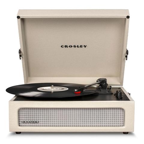 Crosley Voyager Bluetooth Portable Turntable with Stereo Speakers - Dune