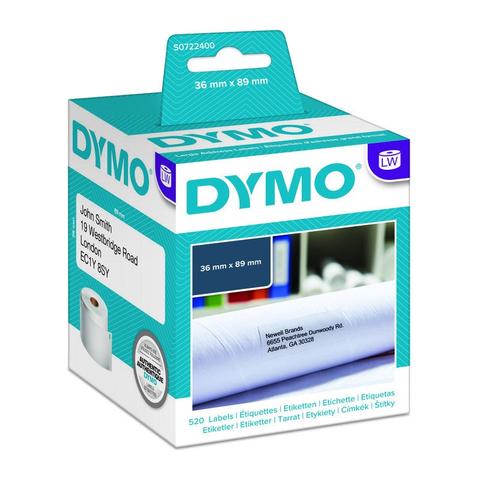 Dymo LabelWriter Address Label 36mm x 89mm - 520 Labels