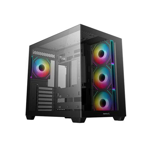 Deepcool CG530 4F Tempered Glass ARGB Case - Black