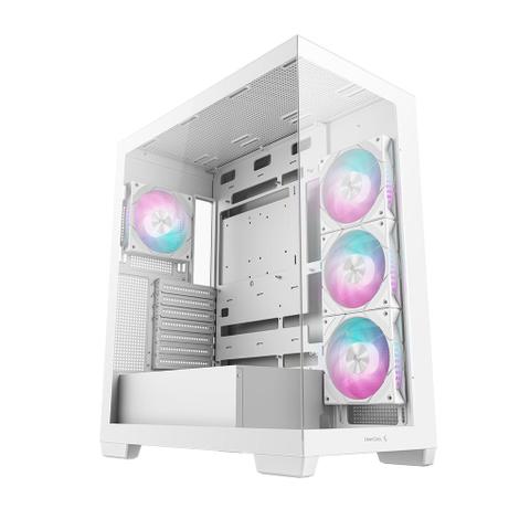 DeepCool CG580 4F WH ATX Tower Case - White