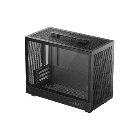 DeepCool CH160 PLUS Portable Micro-ATX Compact PC Case - Black