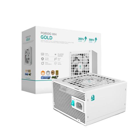 DeepCool Gamer Storm PQ850G 850W 80+ Gold PCIe 5.1 ATX 3.1 Fully Modular Power Supply - White