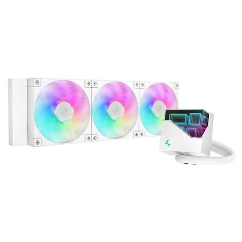 Deepcool LT360 360mm ARGB AIO Liquid CPU Cooler - White