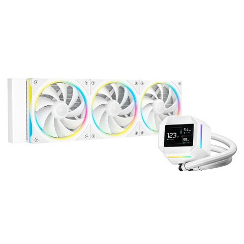 DeepCool LM360 LCD Display 360mm ARGB AIO Liquid CPU Cooler - White