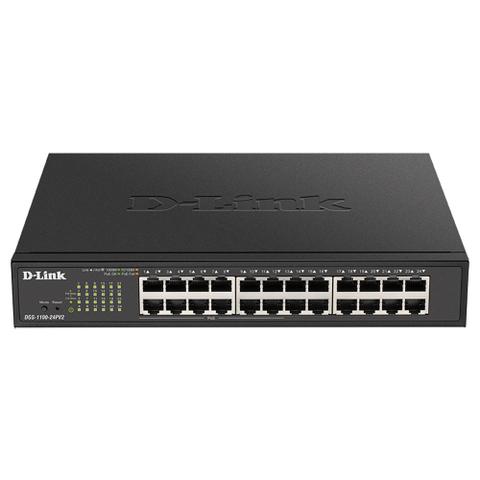 D-Link 24-Port Gigabit Smart Managed PoE Switch w/ 12 PoE ports