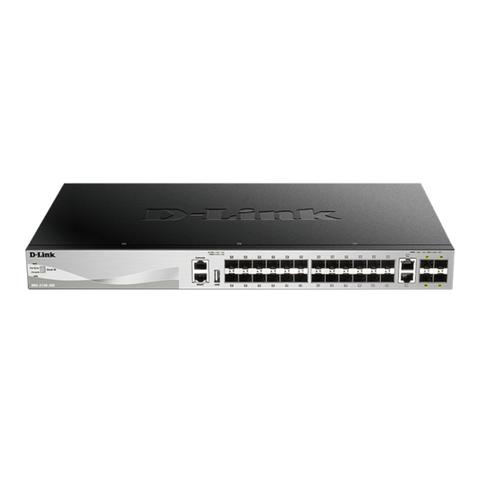 D-Link 30-Port Stackable SFP Switch w/ 24 SFP Ports & 6 10G Ports