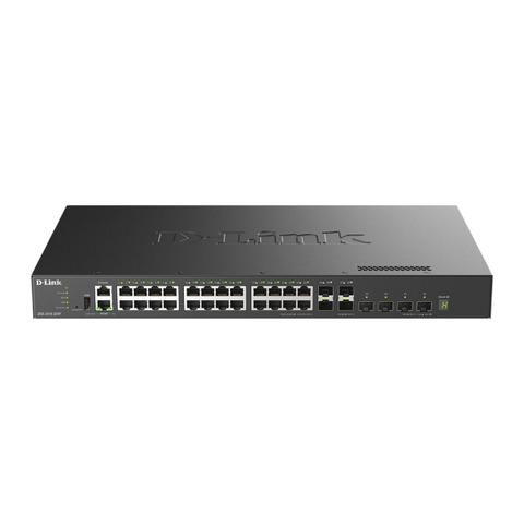 D-Link 32-Port Gigabit Managed Switch w/ 24 10G, 4 SFP+, 4 SFP28 Ports