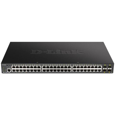 D-Link 52-Port Gigabit Smart Managed PoE Switch w/ 48 RJ45 & 4 SFP+ 10G Ports