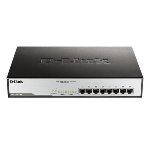 D-Link 6-Port Gigabit PoE Switch w/ 4 Long Reach PoE Ports & 2 Uplink Ports