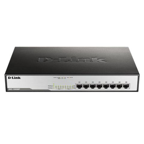 D-Link 8-Port Gigabit PoE Unmanaged Switch w/ 140W PoE Budget