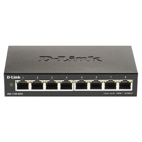 D-Link 8-Port Gigabit PoE-Powered Smart Managed Switch