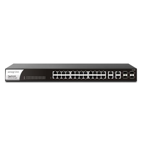 DrayTek VigorSwitch G1282 28-Port Web Smart Managed Gigabit Switch