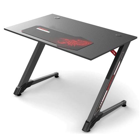 Eureka Ergonomic 43" Small Gaming Desk - Black