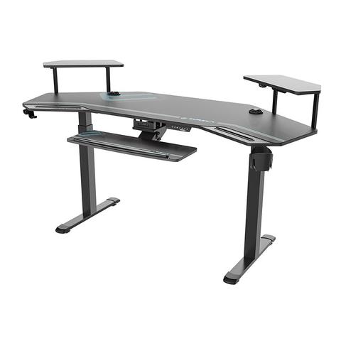 Eureka Ergonomic 72" Studio Electric Standing Desk With Keyboard Tray