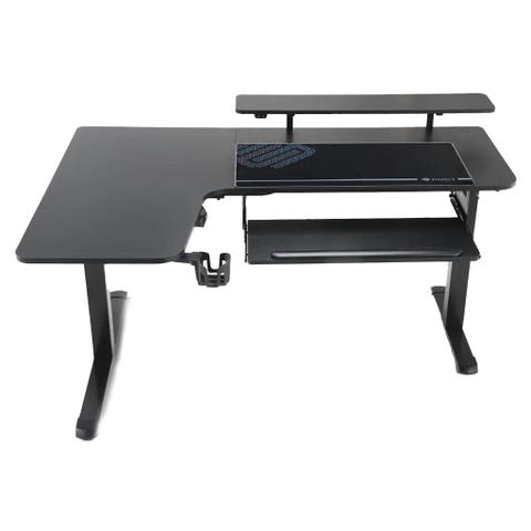 Eureka Ergonomic L60 60" L Shaped Electric Black Standing Desk - Left Side