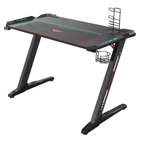 Eureka Ergonomic Z1-S 44.5" LED Gaming Desk - Black
