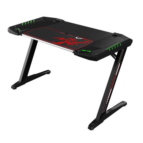 Eureka Ergonomic Z2 PC RGB Gaming Desk - Black