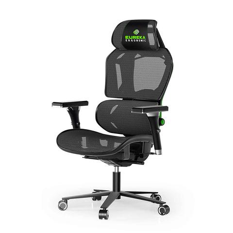 Eureka GC05 Typhon Series Ergonomic Mesh Chair - Black/Green