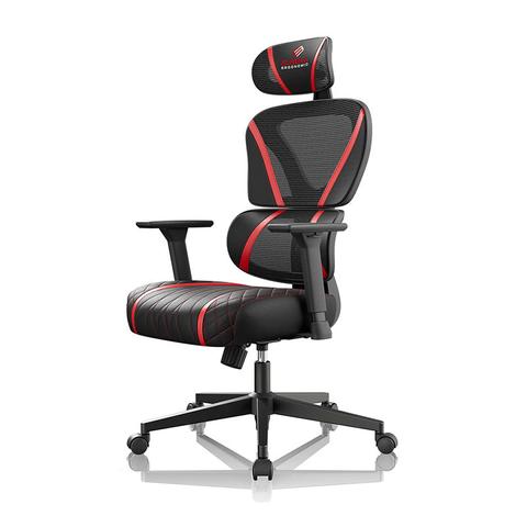 Eureka GC06 NORN Series Ergonomic Chair - Black/Red
