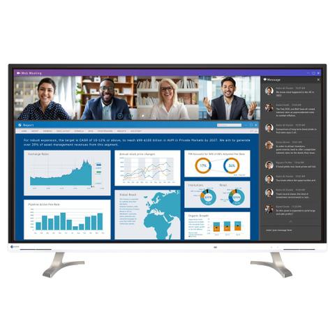 EIZO Flexscan EV4340X 43" 4K UHD 94W USB-C IPS Monitor - White