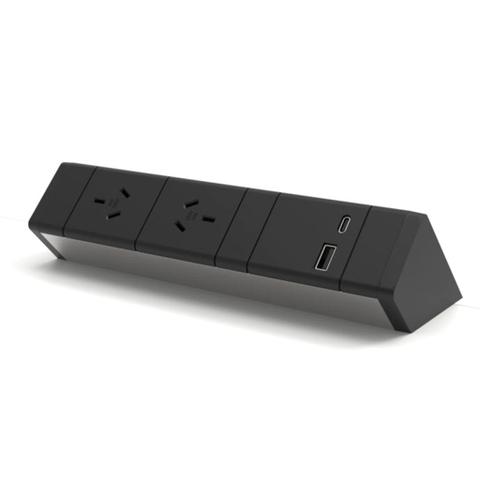 Elevate Ergonomics Above Desk Desktop Charging Station