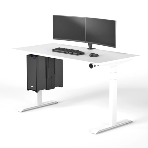 Elevate Ergonomics Rectangle Battlestation Desk - White (1800x750mm)