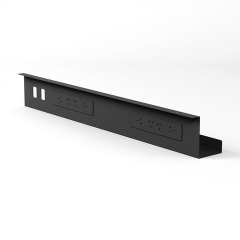 Elevate Ergonomics Battlestation 8 Plug Power Cable Management - Black