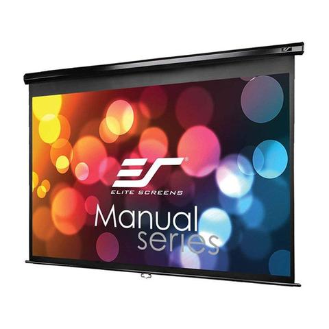 Elite Screens Manual 139" 16:10 Pulldown Projection Screen - Black