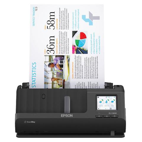 Epson WorkForce ES-C380W Compact Desktop Document Scanner