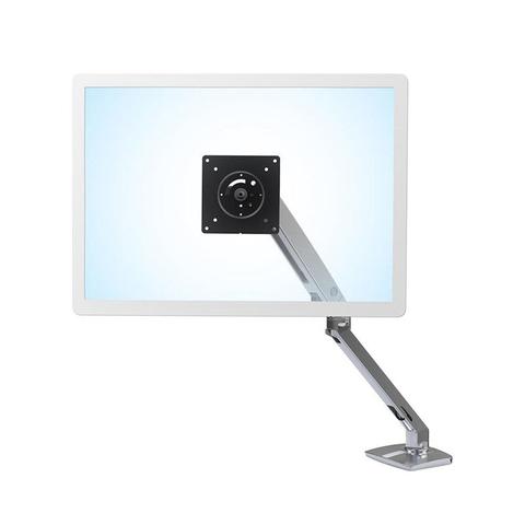 Ergotron MXV Desk Monitor Arm - Polished Aluminium