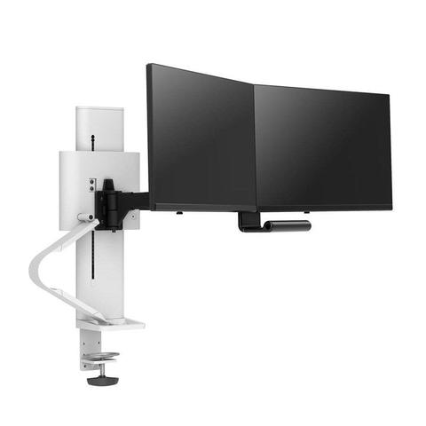 Ergotron Trace Dual Monitor Desk Mount - White