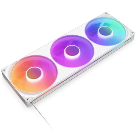 NZXT F420 RGB Core 420mm Single-Frame RGB Fan Unit - White