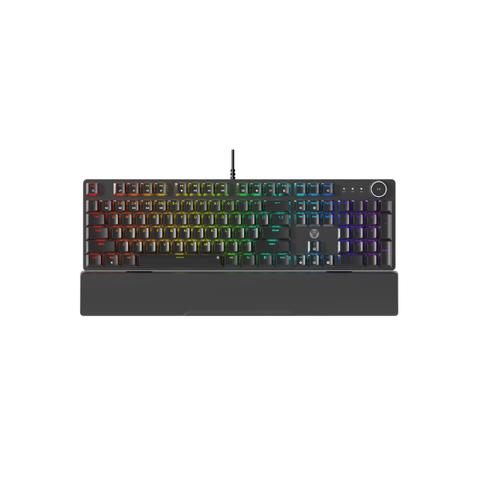 Fantech MAXPOWER II Wired Hot-Swap RGB Mechanical Keyboard - Lemon Zest Switch (Black)