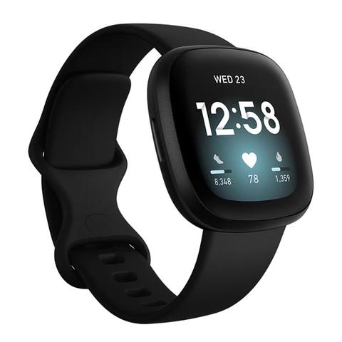 Fitbit Versa 3 - Black/Black Aluminum