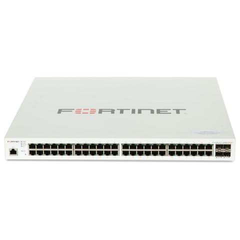 Fortinet FortiSwitch FS-248E-FPOE 48-Port PoE Rackmount Switch w/ 4x GE SFP ports