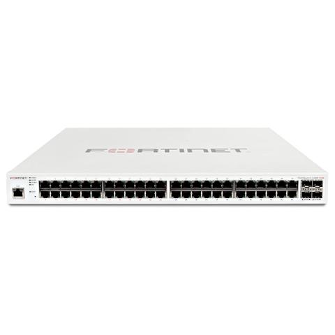 Fortinet FortiSwitch FS-248E-POE 48-Port PoE Rackmount Switch w/ 4x GE SFP ports