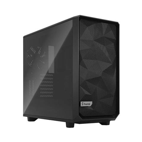 Fractal Design Meshify 2 TG Light Tint USB-C Mid-Tower E-ATX Case - Black