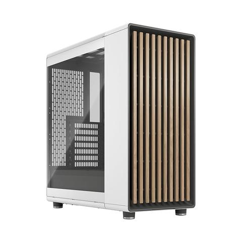 Fractal Design North Tempered Glass Mid-Tower ATX Case - Chalk White