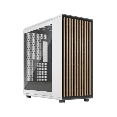 Fractal Design North XL RC Tempered Glass E-ATX Full Tower Case - Chalk White TG Clear